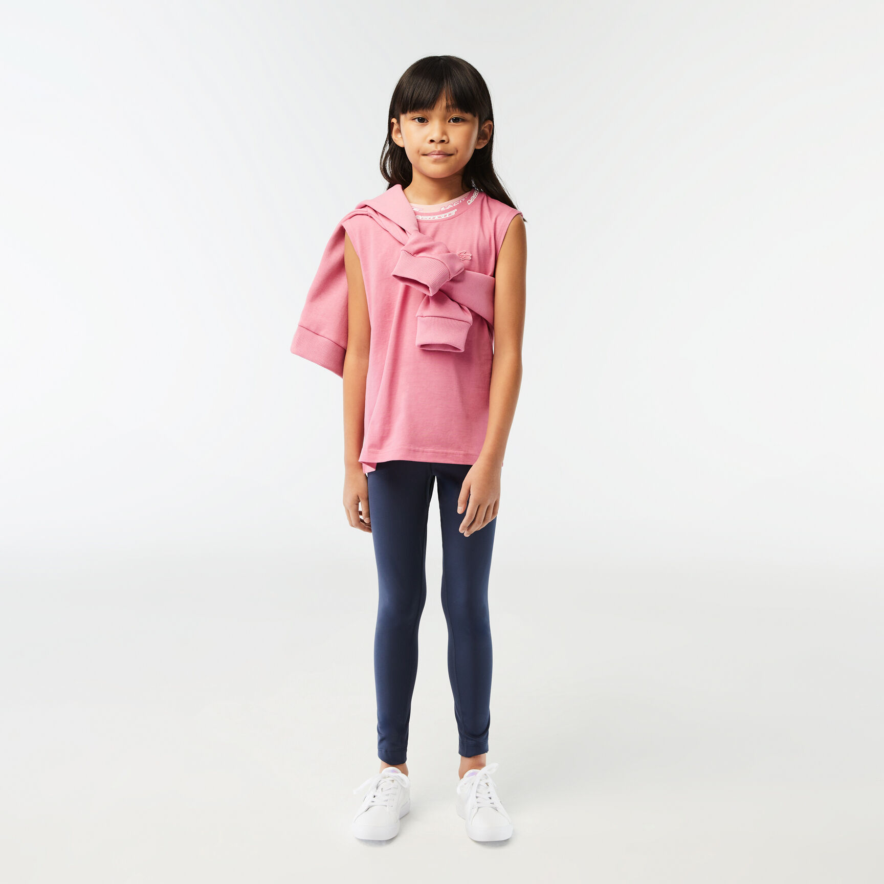 تيشيرت لاكوست بلا أكمام قطن جيرسيه للبنات تيشيرت لاكوست بلا أكمام قطن جيرسيه للبنات