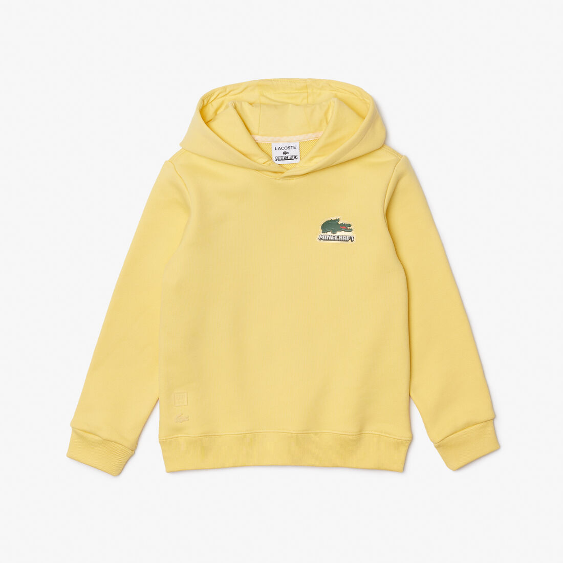 Kids&rsquo; Lacoste x Minecraft Hooded Organic Cotton Hoodie