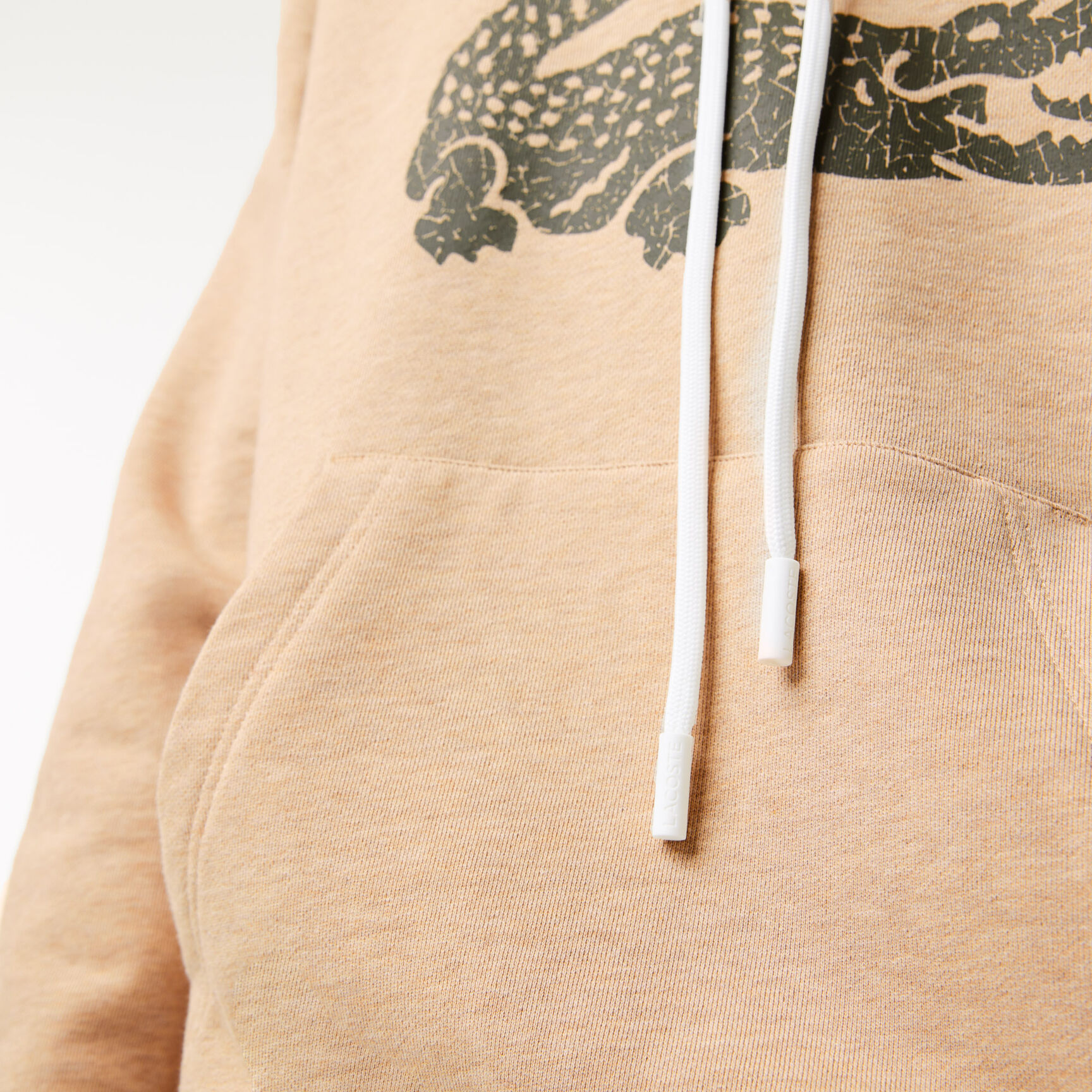 Men's Loose Fit Crocodile Hooded Sweatshirt