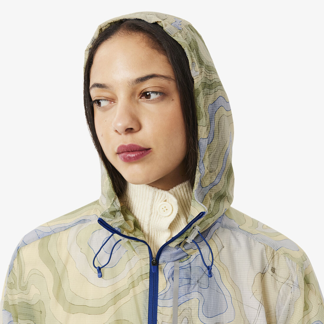 Long Oversized Packable Water-Repellent Parka Long Oversized Packable Water-Repellent Parka