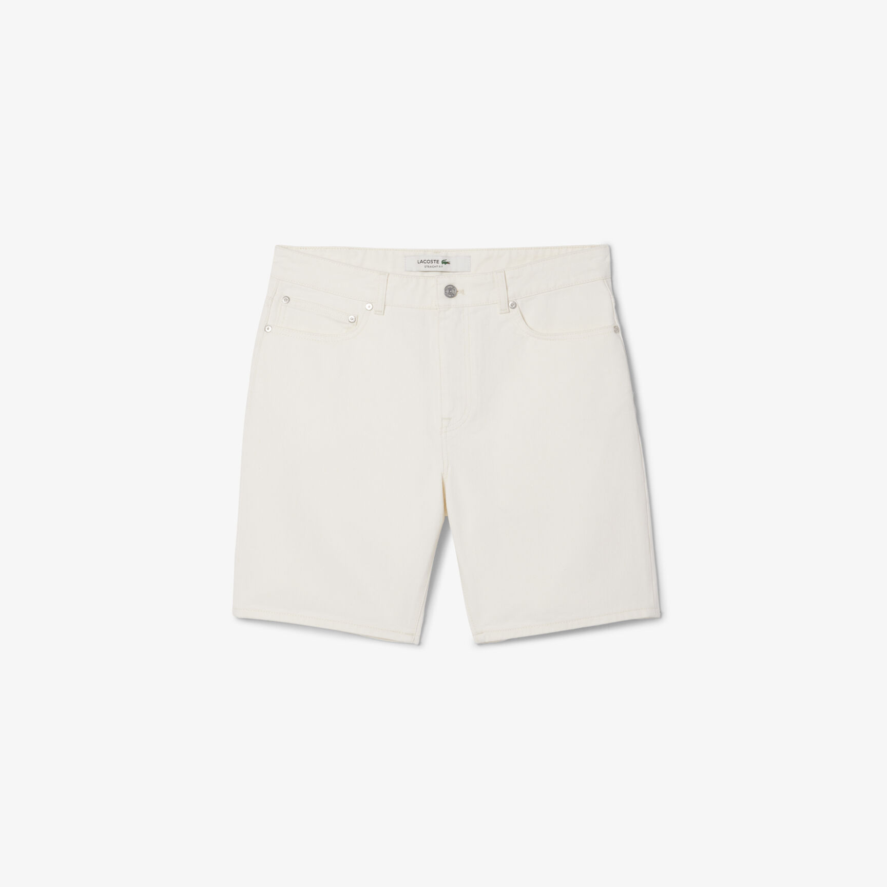 Straight Fit Denim Bermuda Shorts