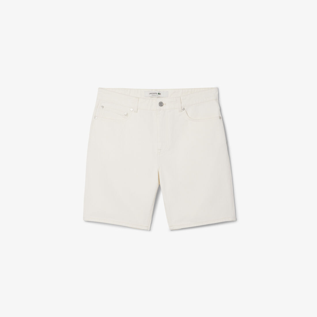 Straight Fit Denim Bermuda Shorts Straight Fit Denim Bermuda Shorts