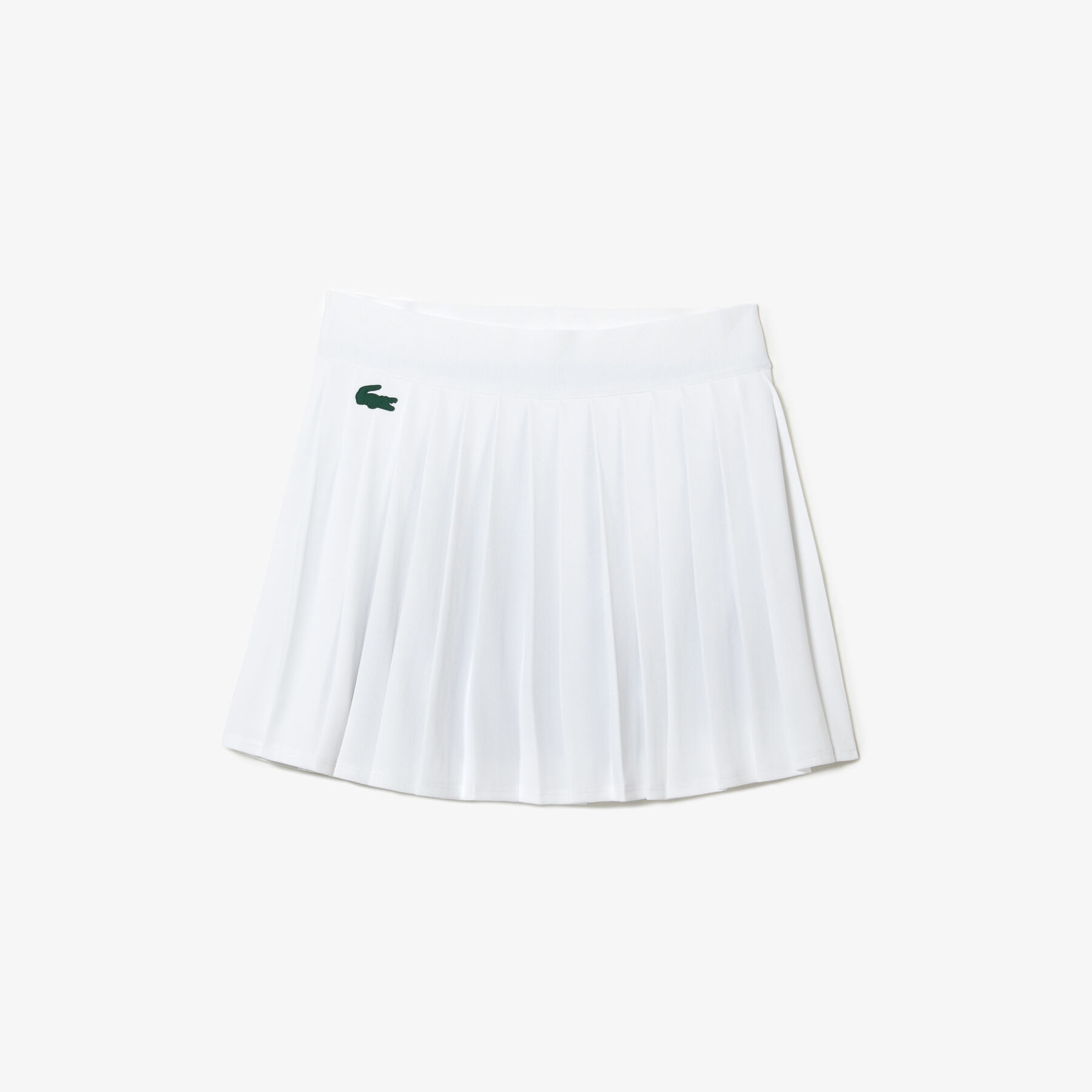 لاكوست تنورة تنس قصيرة بطيات مع شورت تحتي للنساء من مجموعة lacoste sport
