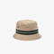 unisex lacoste organic cotton stripe band bucket hat