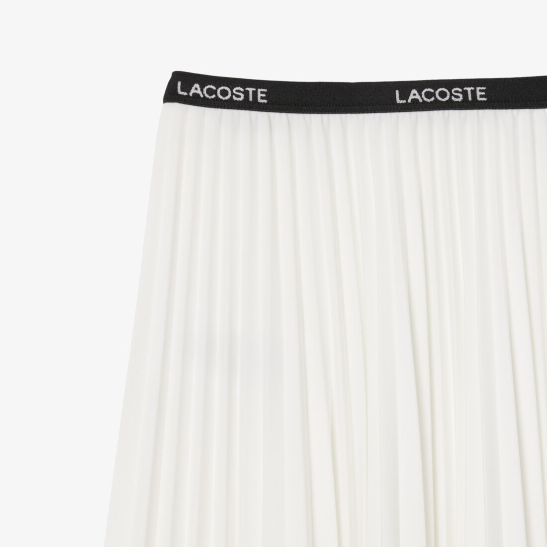 تنورة طويلة مطوية بخصر مطاطي تنورة طويلة مطوية بخصر مطاطي