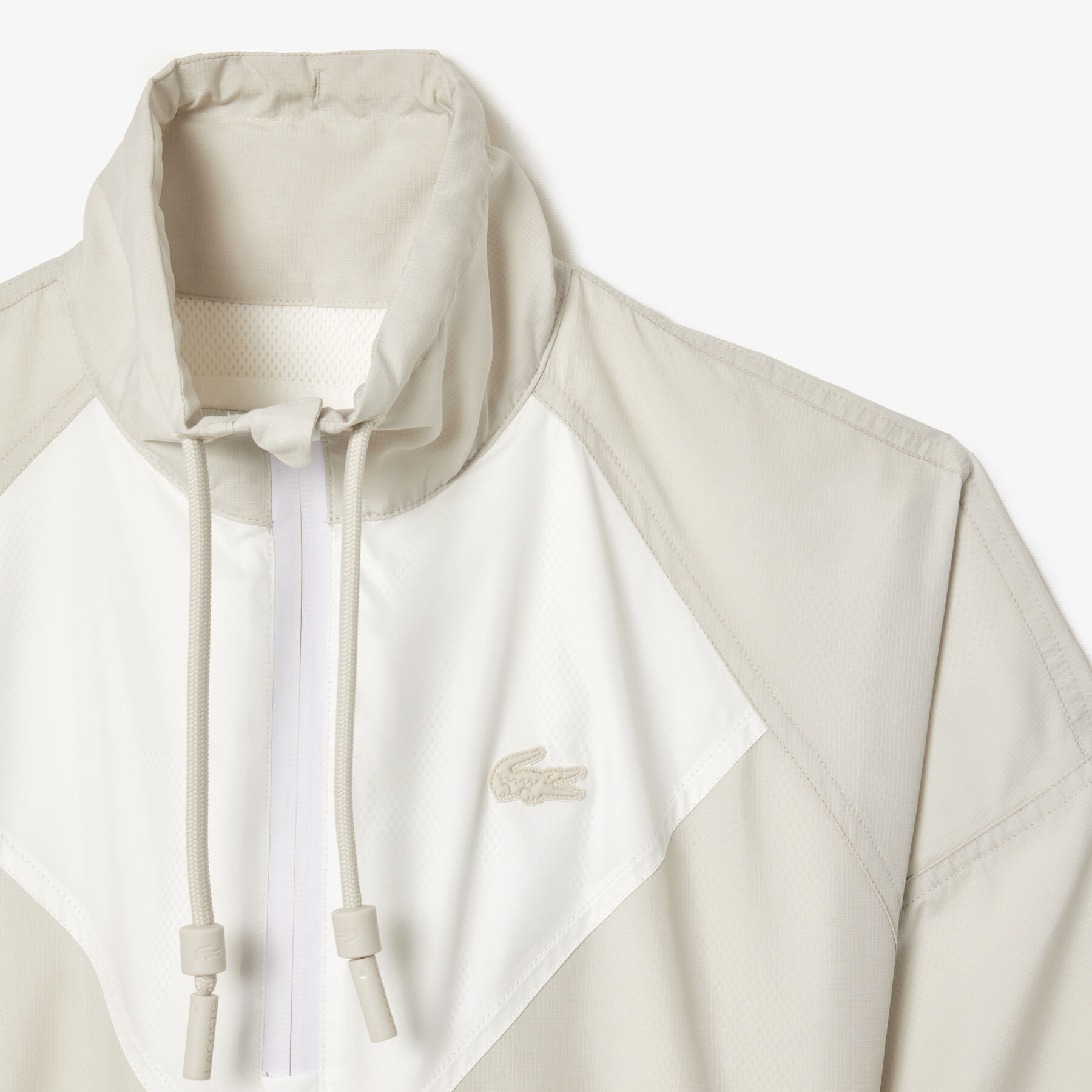 lacoste long sleeved colourblock dress