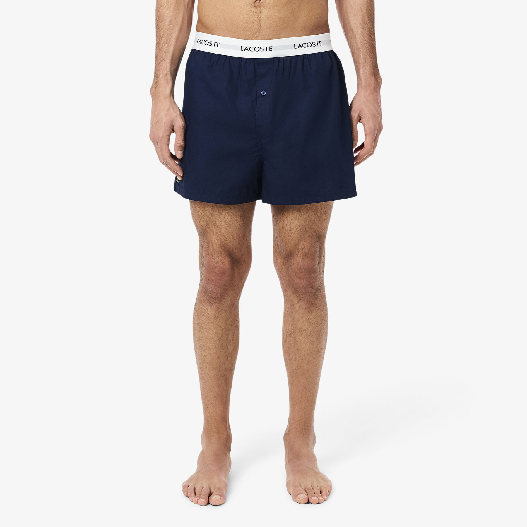 3-Pack Cotton Weave Boxers lacoste 3 pack cotton weave boxers