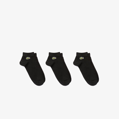 جوارب قطنية قصة منخفضة حزمة ثلاثية مجموعة Lacoste Sport للرجال