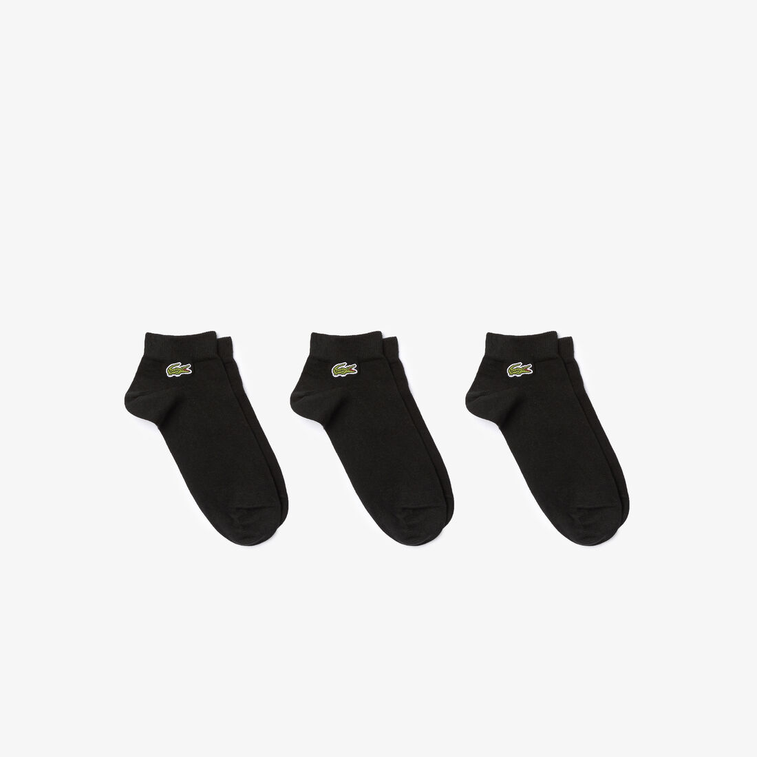 Men's Three-Pack Of Lacoste SPORT Low-Cut Cotton Socks