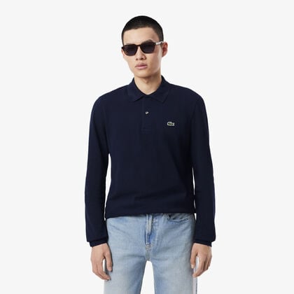 Classic Fit Long Sleeved L.12.12 Polo Shirt