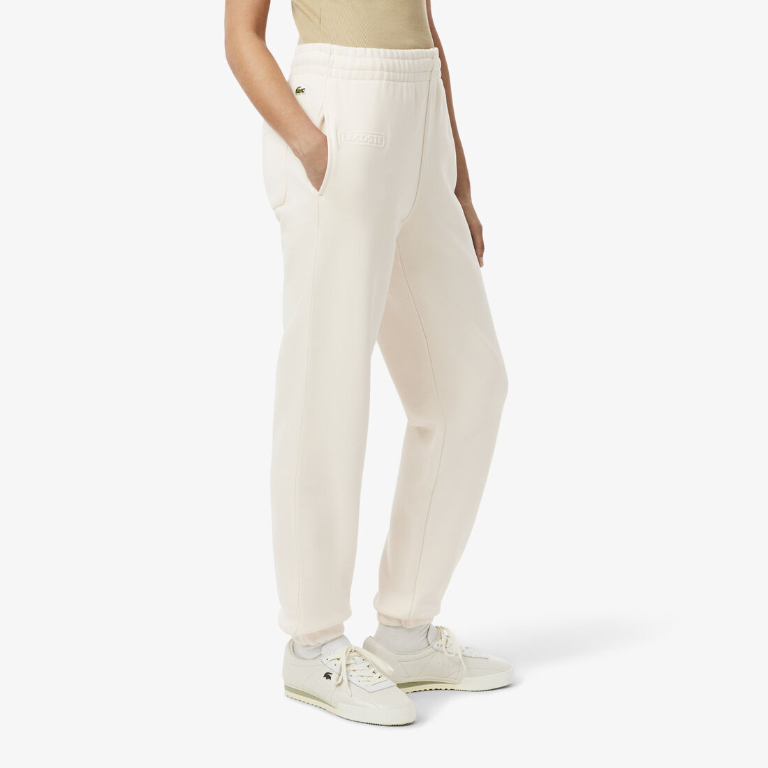 بنطال من الصوف بشعار منقوش بنطال من الصوف بشعار منقوش