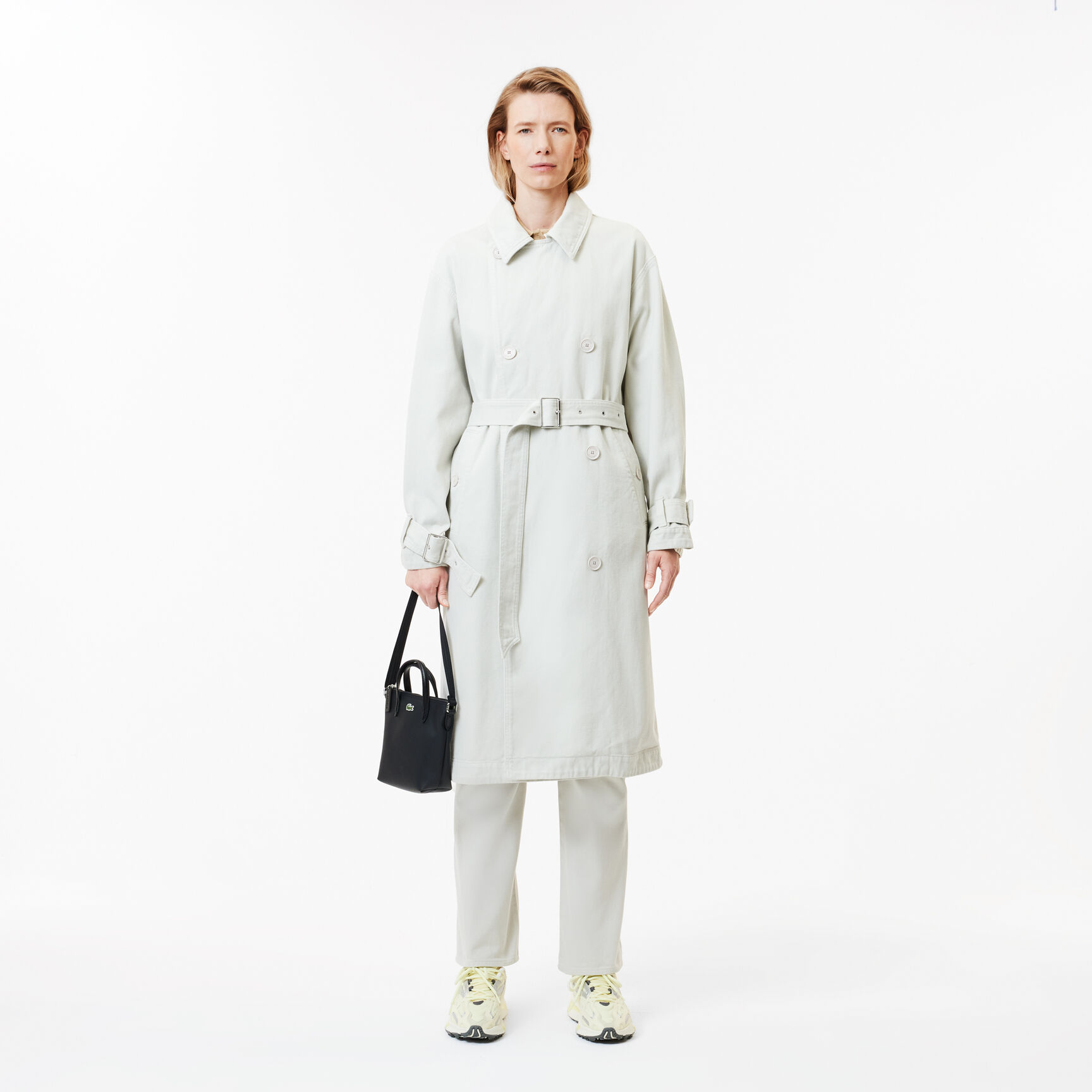 Women's L.12.12 Concept Petit Pique Coated Canvas Mini Zip Tote Bag