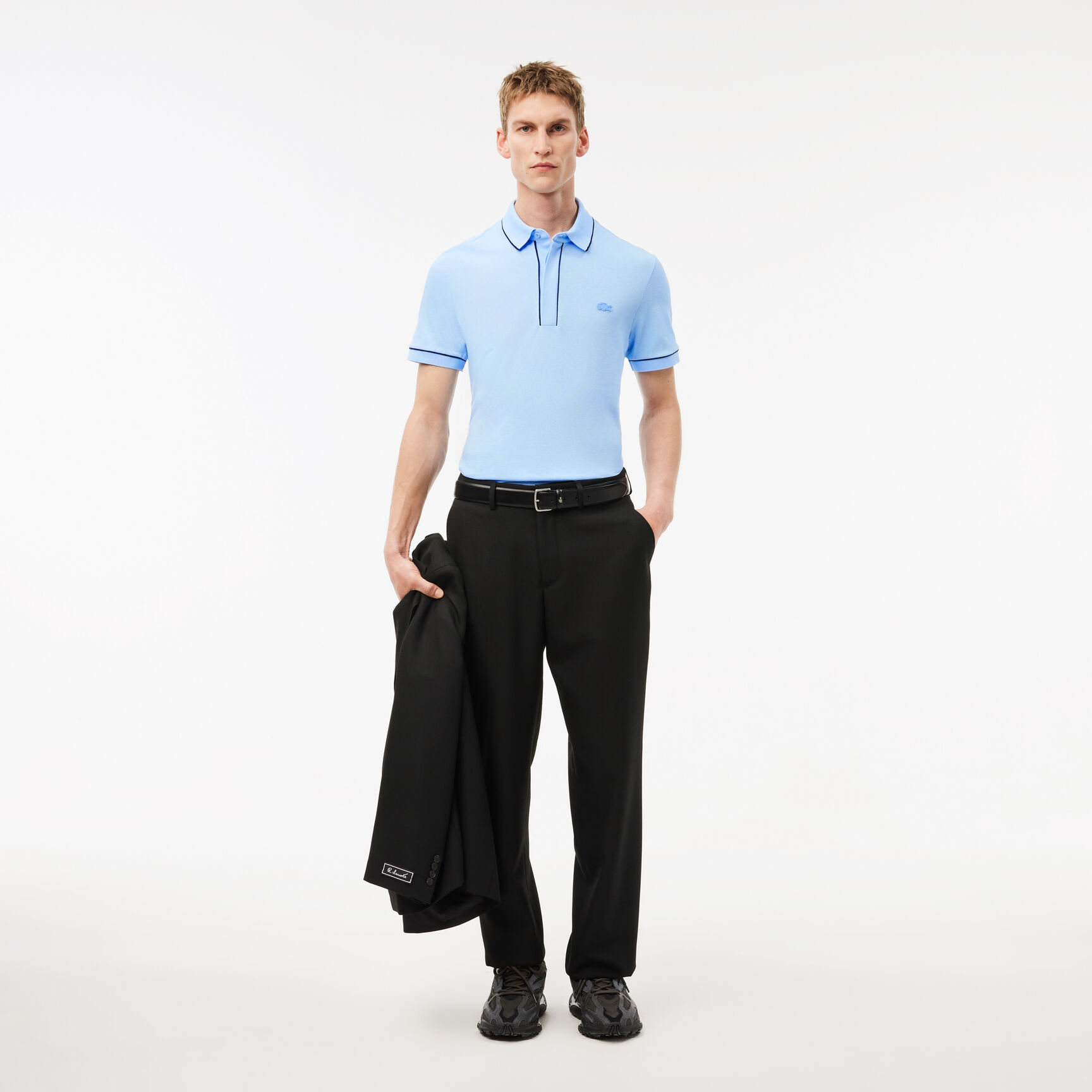 Regular Fit Paris Stretch Pique Polo Shirt