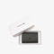 lacoste women s chantaco matte piqu  leather snap flap wallet