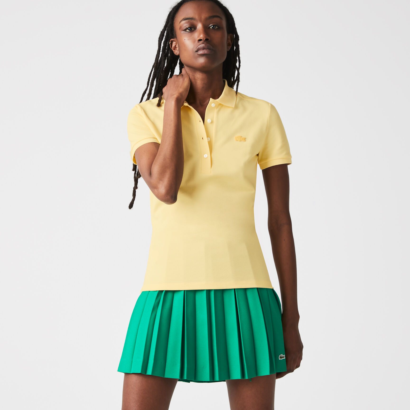 L.12.D Slim Fit Stretch Petit Pique Polo Shirt