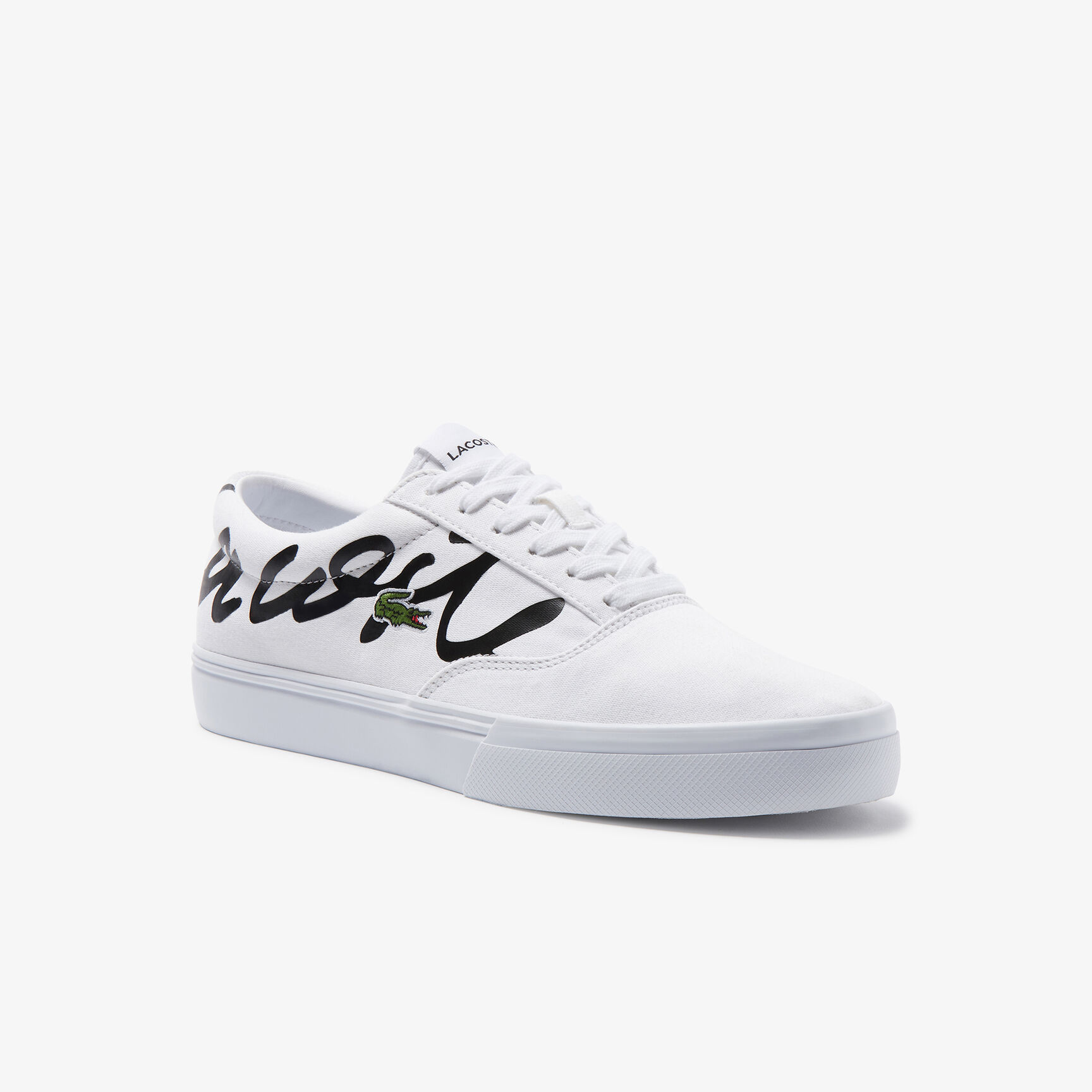 Men's Jump Serve Lace Canvas Logo Signature Trainers Men's Jump Serve Lace Canvas Logo Signature Trainers