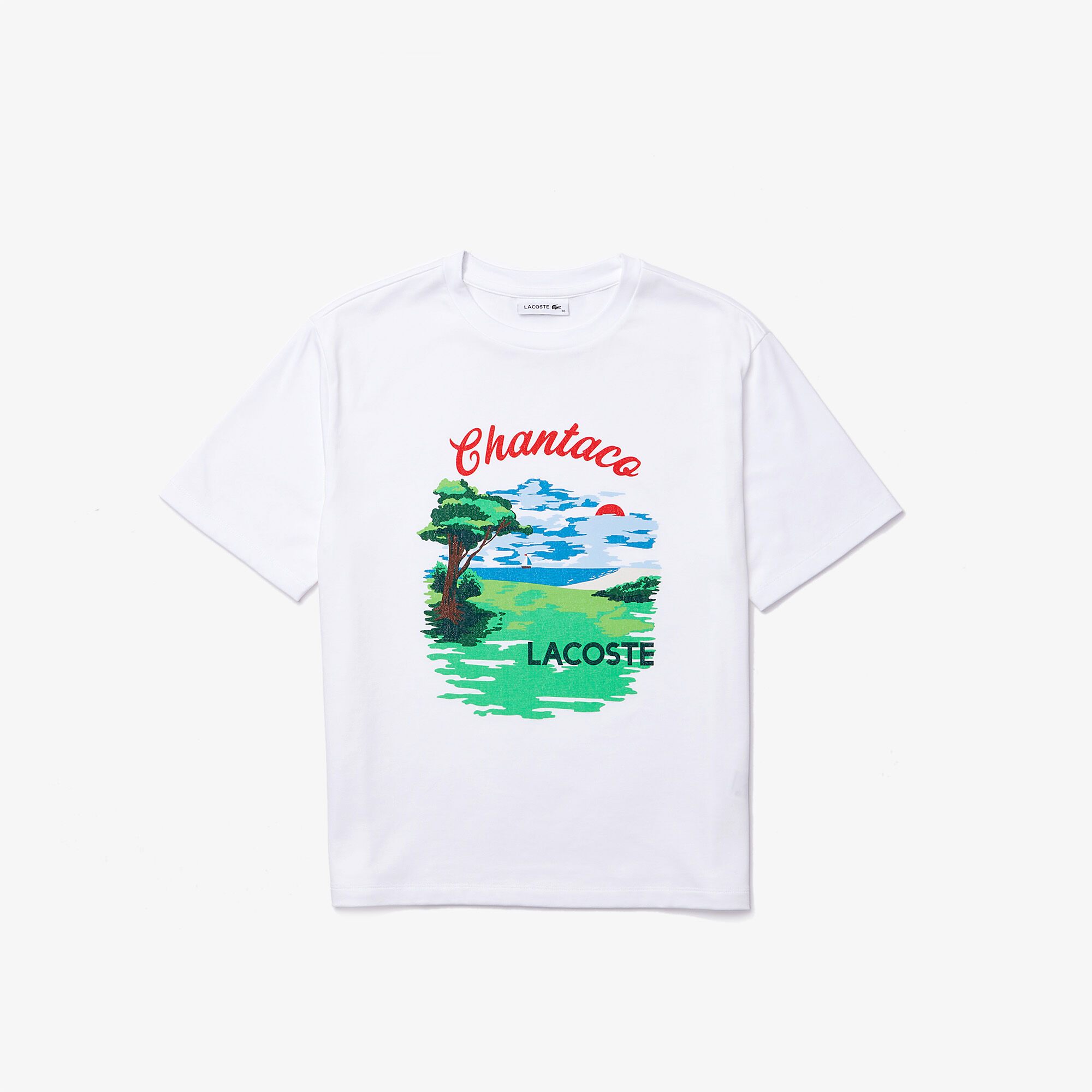 Women’s Crew Neck Chantaco Print Cotton T-shirt Women’s Crew Neck Chantaco Print Cotton T-shirt