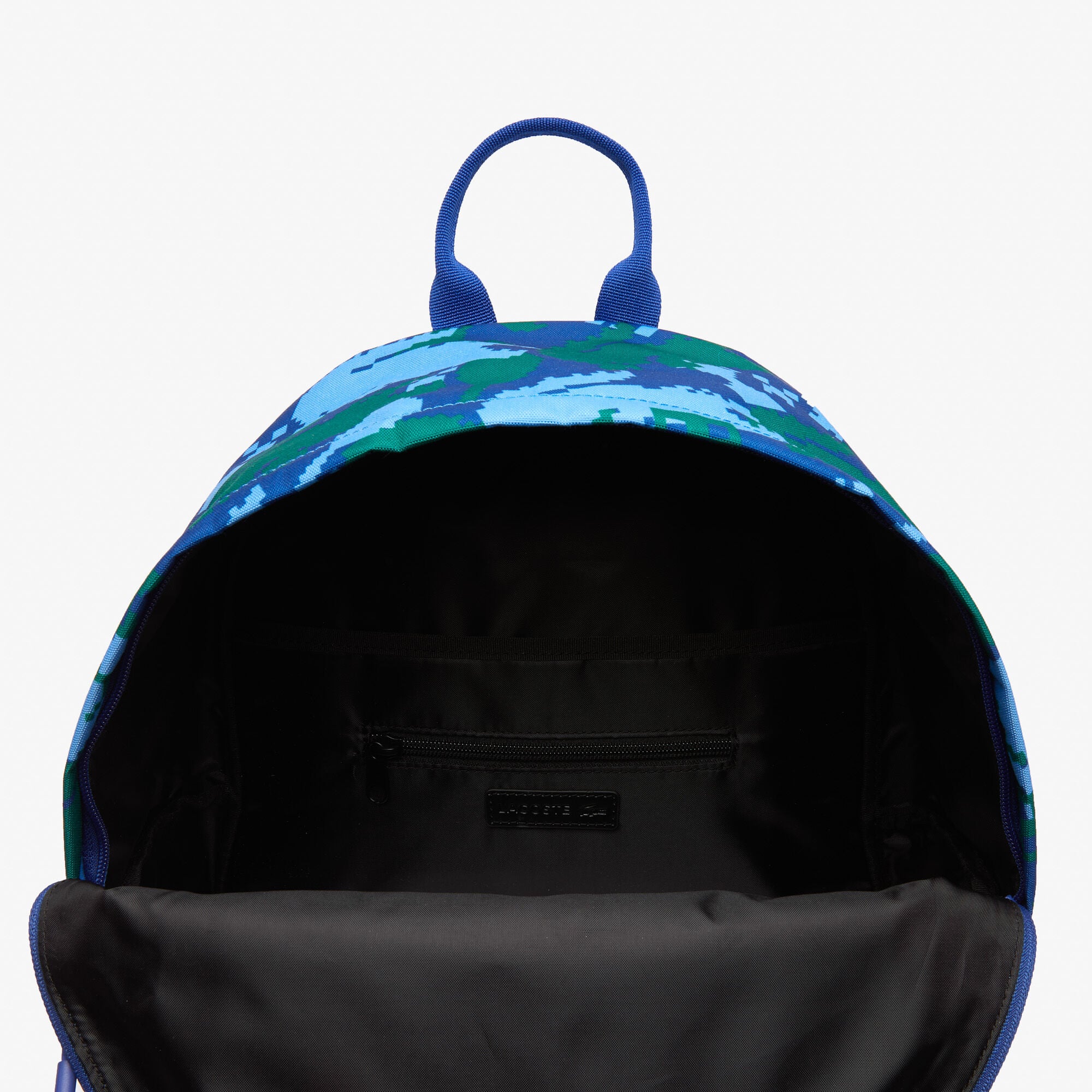 Unisex Lacoste x Minecraft Print Canvas Backpack, Multi Color