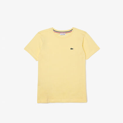 Kids' Crew Neck Cotton Jersey T-shirt