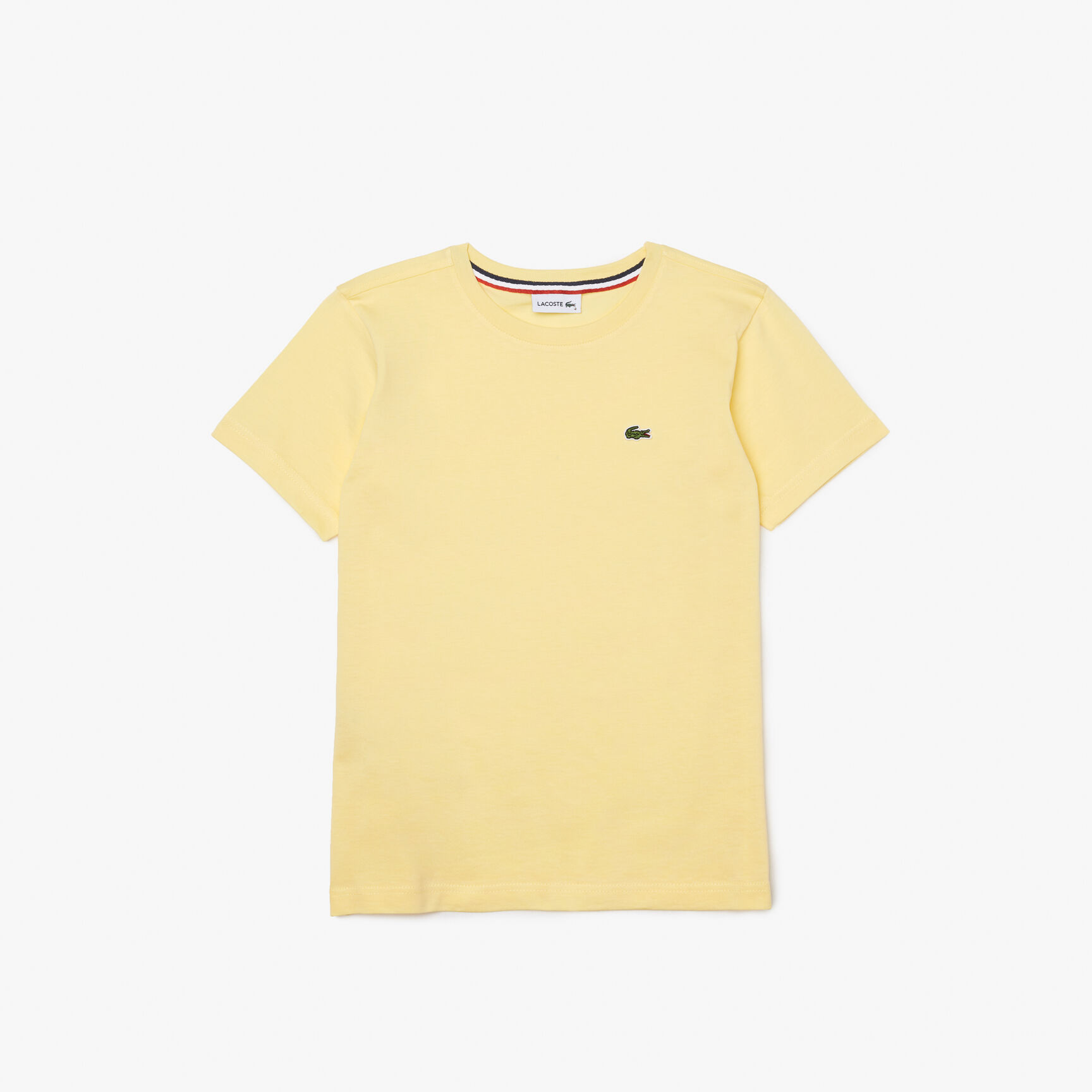 تيشيرت قطن جيرسيه بفتحة رقبة مستديرة للأطفال تيشيرت قطن جيرسيه بفتحة رقبة مستديرة للأطفال