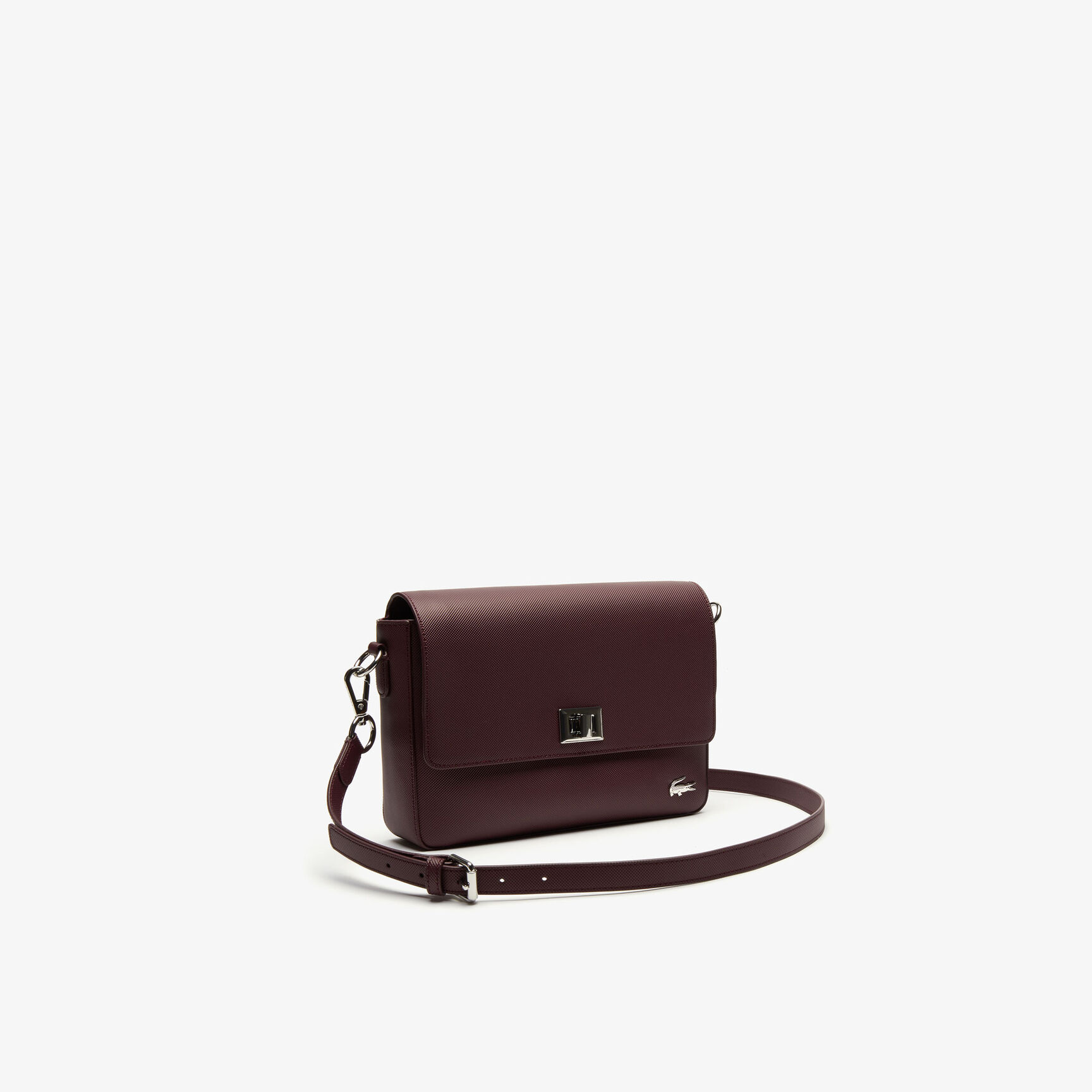 Women's Daily Classic Coated Piqué Canvas Clasp Shoulder Bag Women's Daily Classic Coated Piqué Canvas Clasp Shoulder Bag