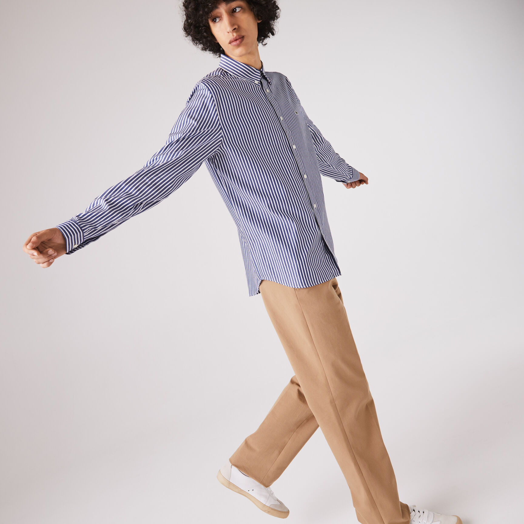 Men's Regular Fit Striped Cotton Shirt Men's Regular Fit Striped Cotton Shirt