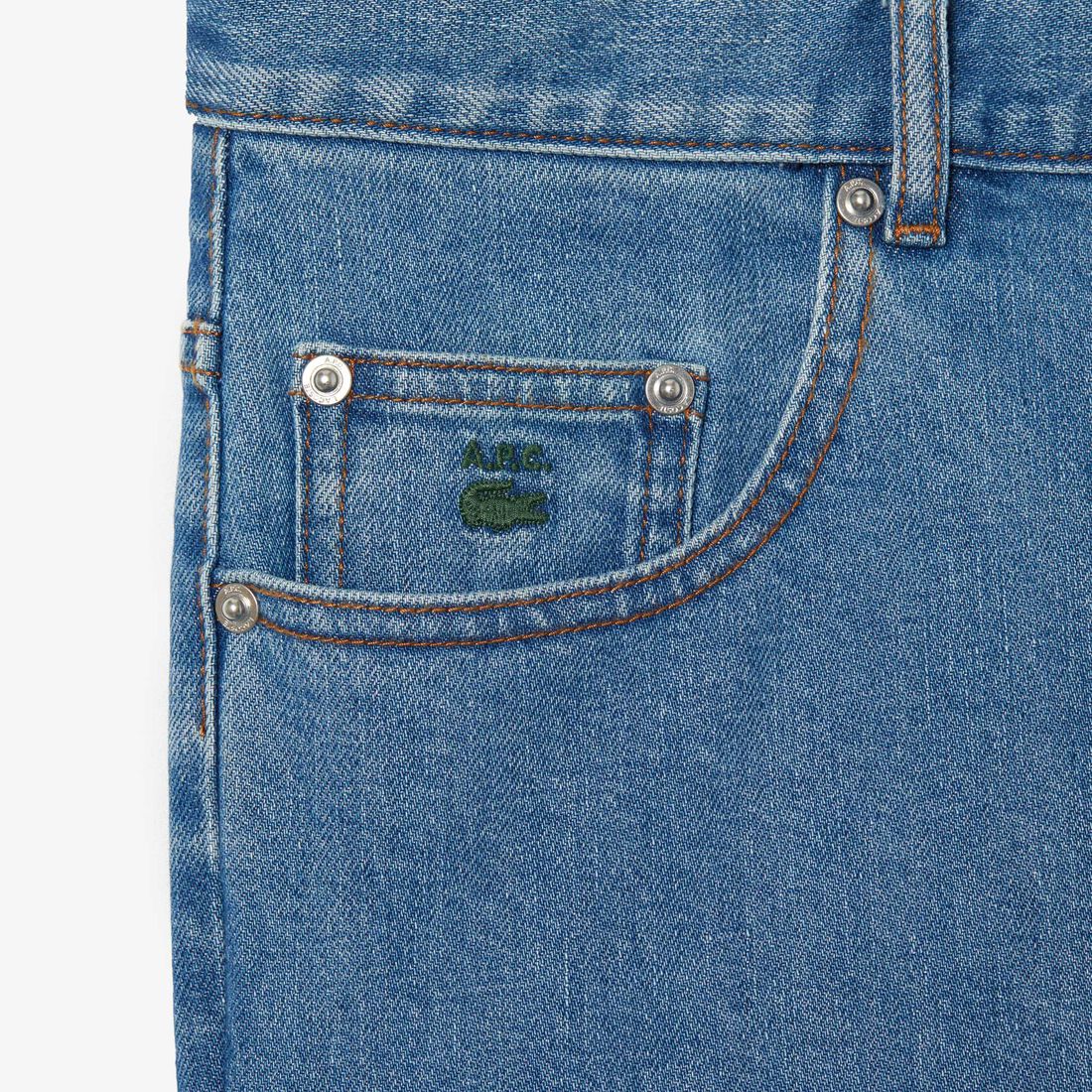 Unisex Lacoste x A.P.C. Low-Cut Jeans Unisex Lacoste x A.P.C. Low-Cut Jeans
