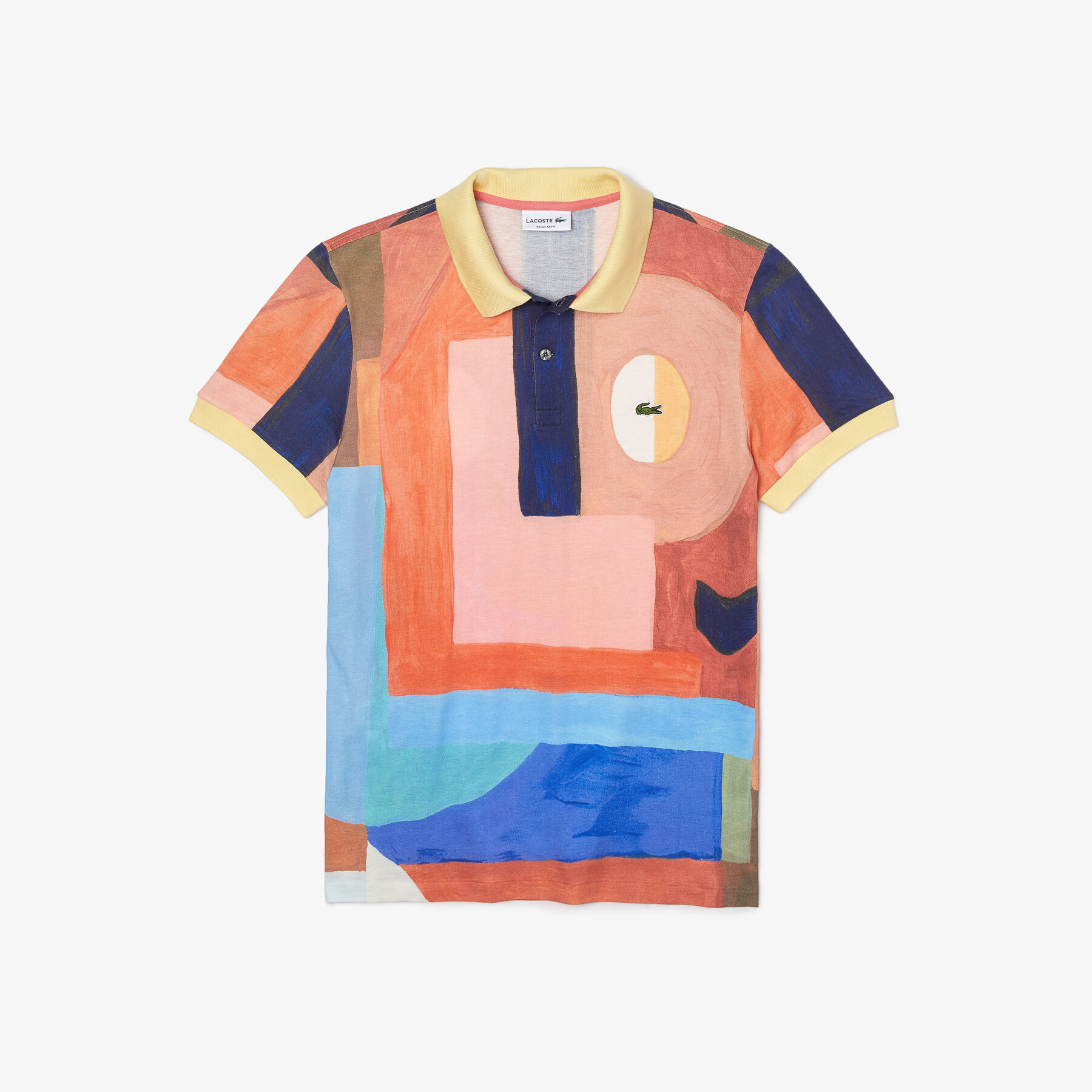 Men’s Lacoste Regular Fit Paint Print Cotton Piqué Polo men s lacoste regular fit paint print cotton piqu polo