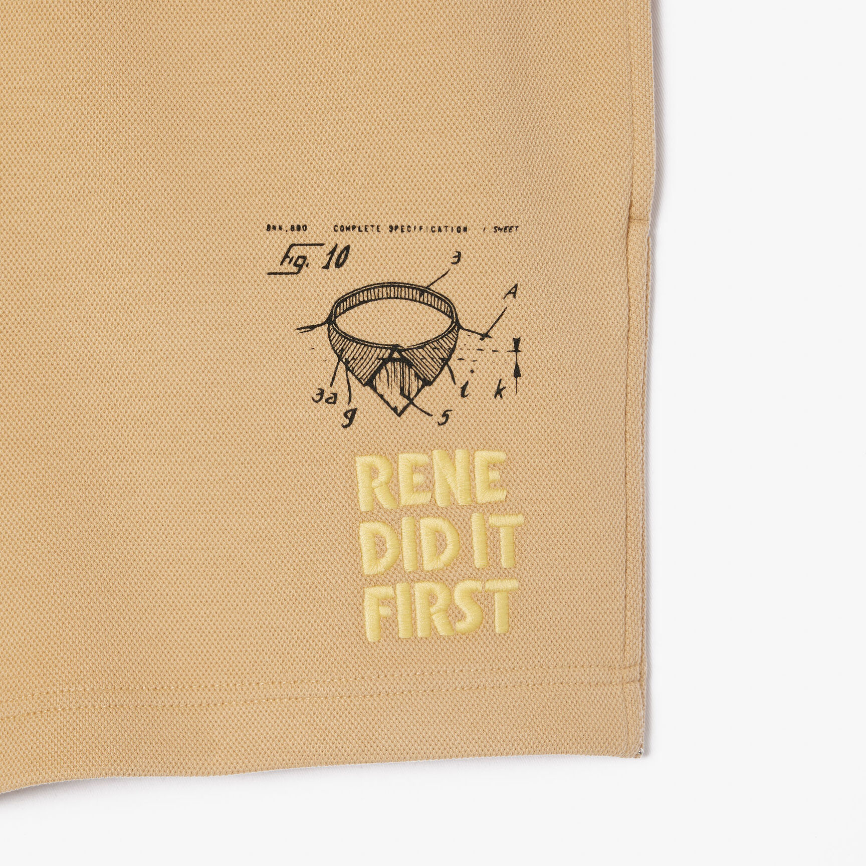 Double-Face Printed Pique Jogger Shorts