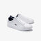 lacoste women s carnaby evo tricolore leather and synthetic trainers