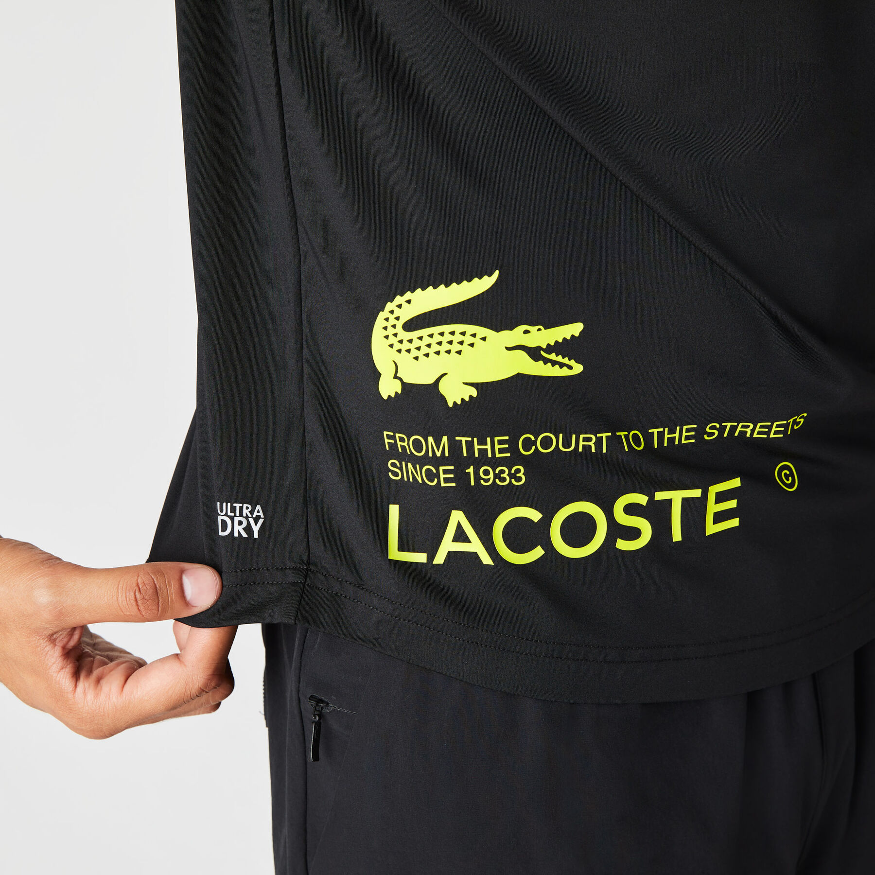 لاكوست تيشيرت جيرسيه مطاطية للرجال مجموعة lacoste sport