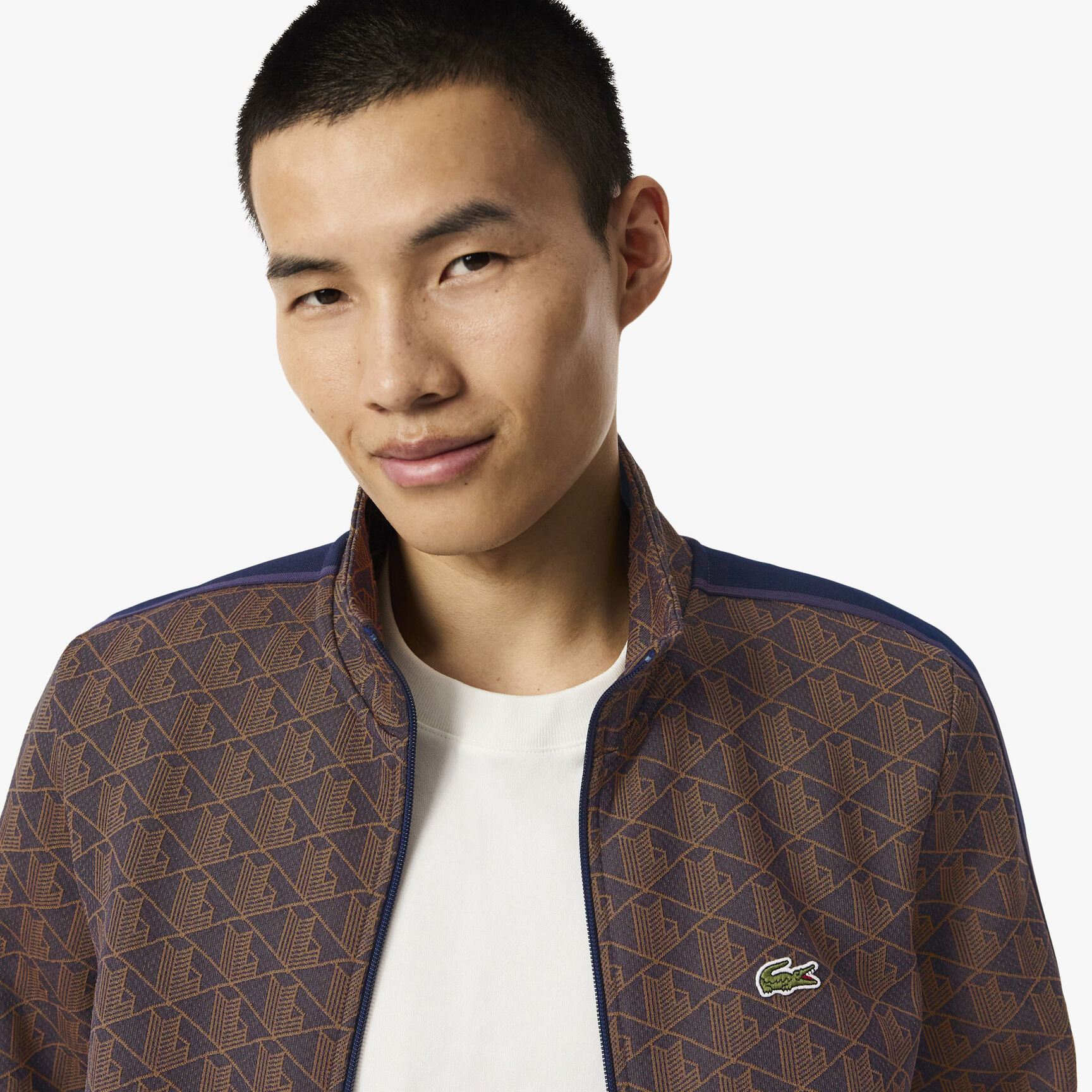 Paris Zip-Up Jacquard Track Jacket
