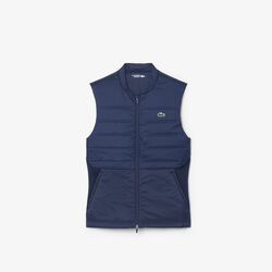 lacoste sport quilted vest