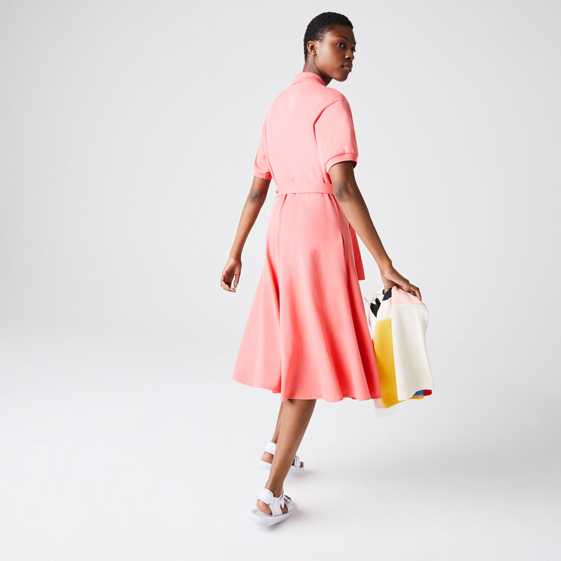 Women's Cotton Piqué Belted Polo Dress Women's Cotton Piqué Belted Polo Dress