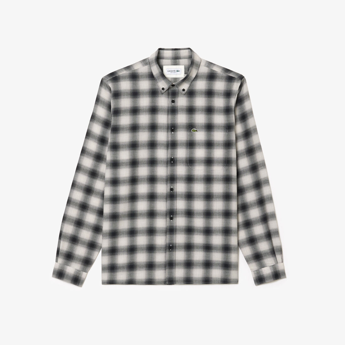 Cotton/Wool Blend Checked Flannel Shirt Cotton/Wool Blend Checked Flannel Shirt