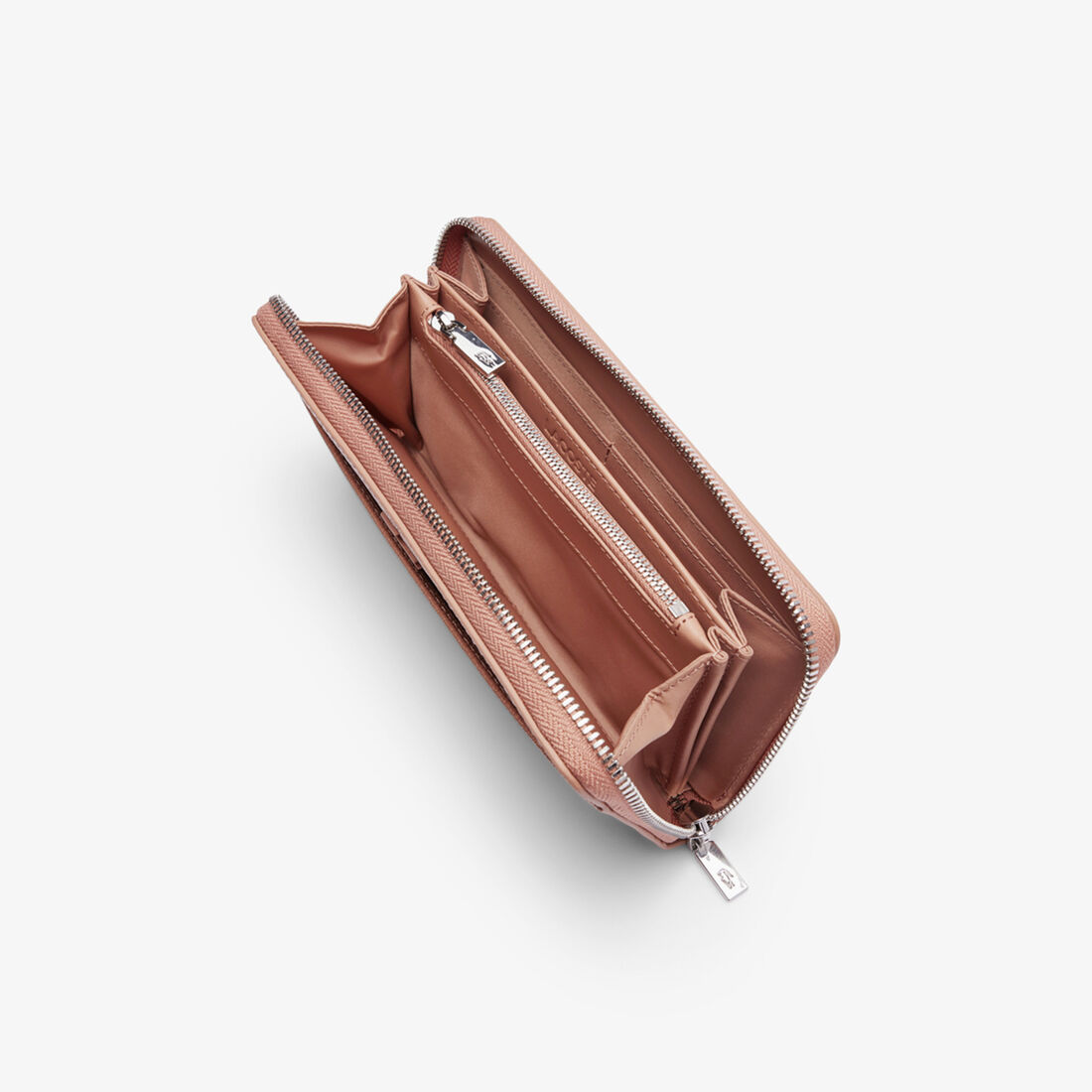 Unisex Chantaco Zipped Embossed Pique Leather Large Wallet Unisex Chantaco Zipped Embossed Pique Leather Large Wallet