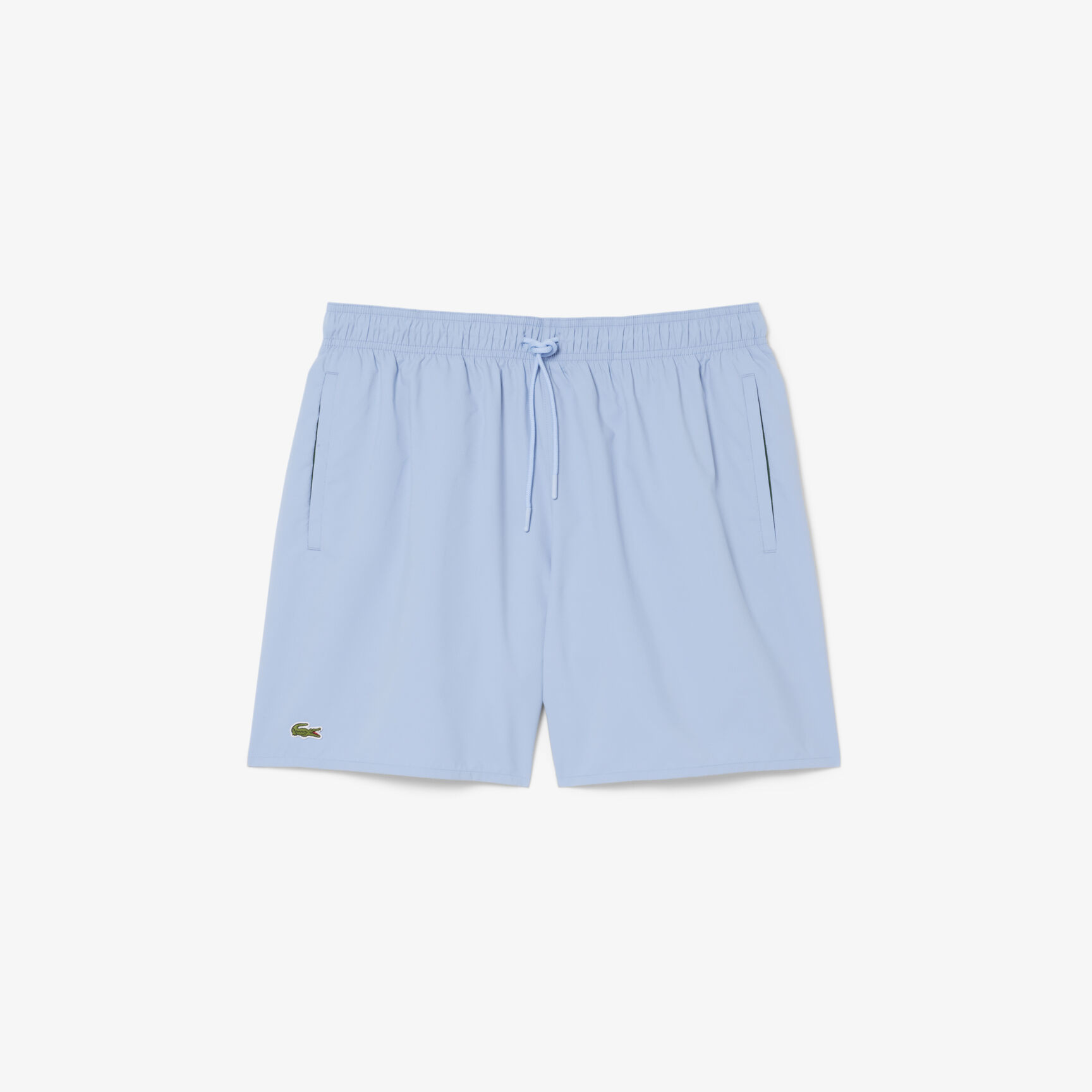 Mid Length Monochrome Swim Trunks