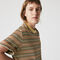 unisex lacoste live loose fit crew neck striped cotton t shirt