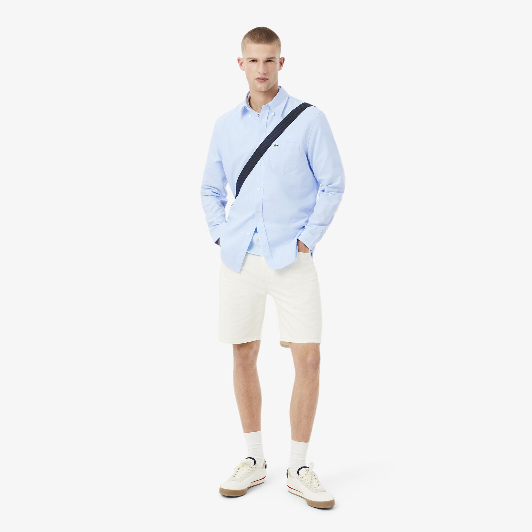 قميص أكسفورد بقصّة عادية