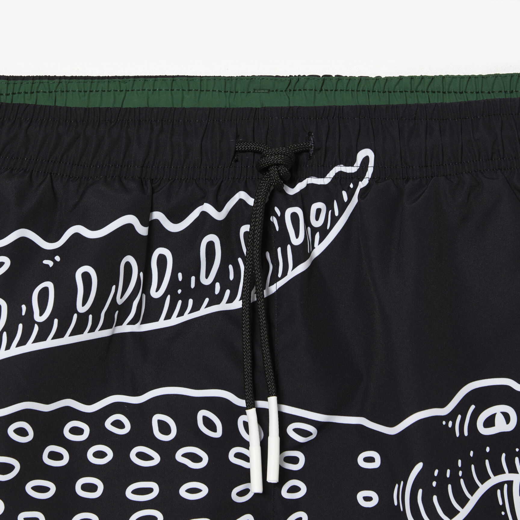 Men’s Lacoste Crocodile Print Swim Trunks