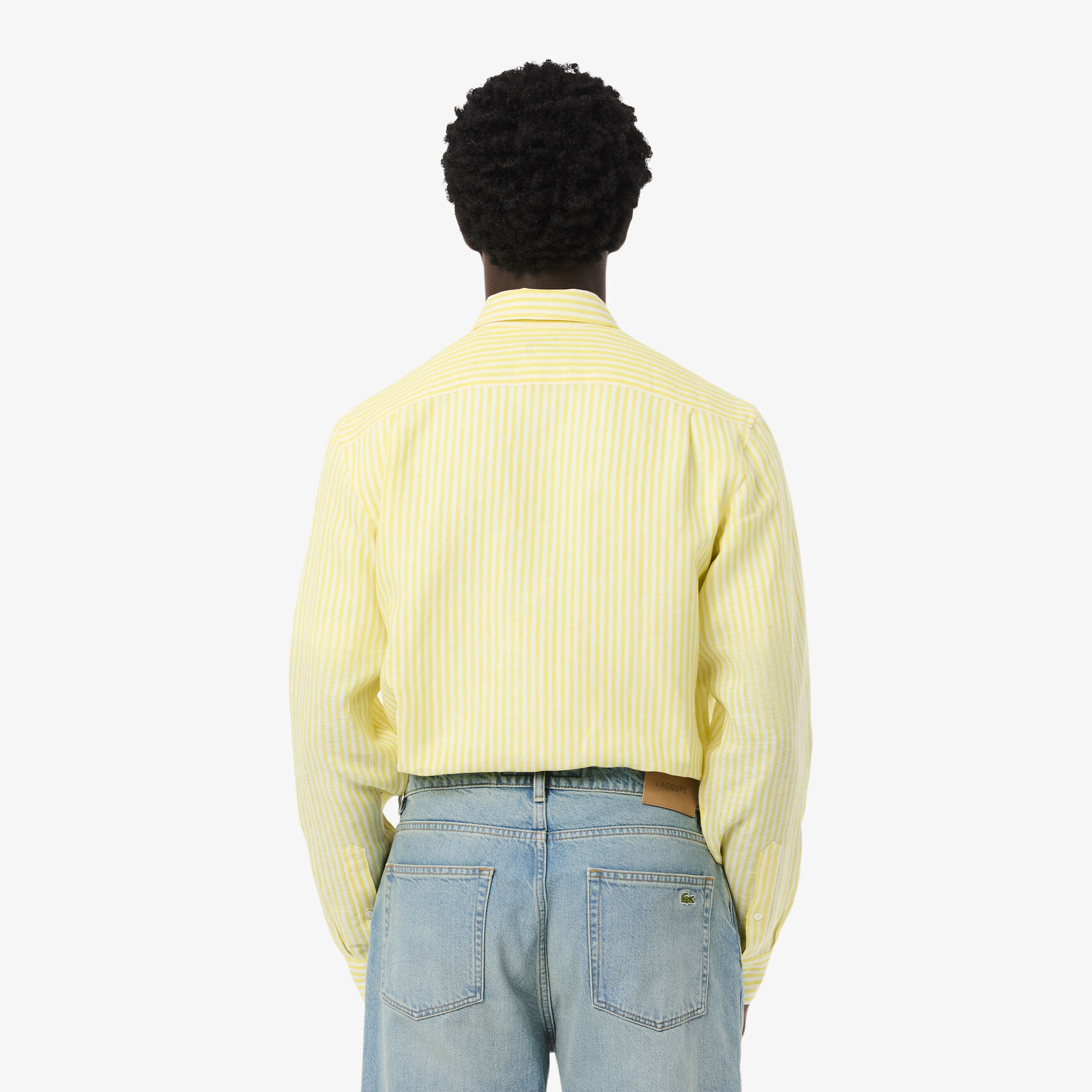 Regular Fit Striped Linen Shirt