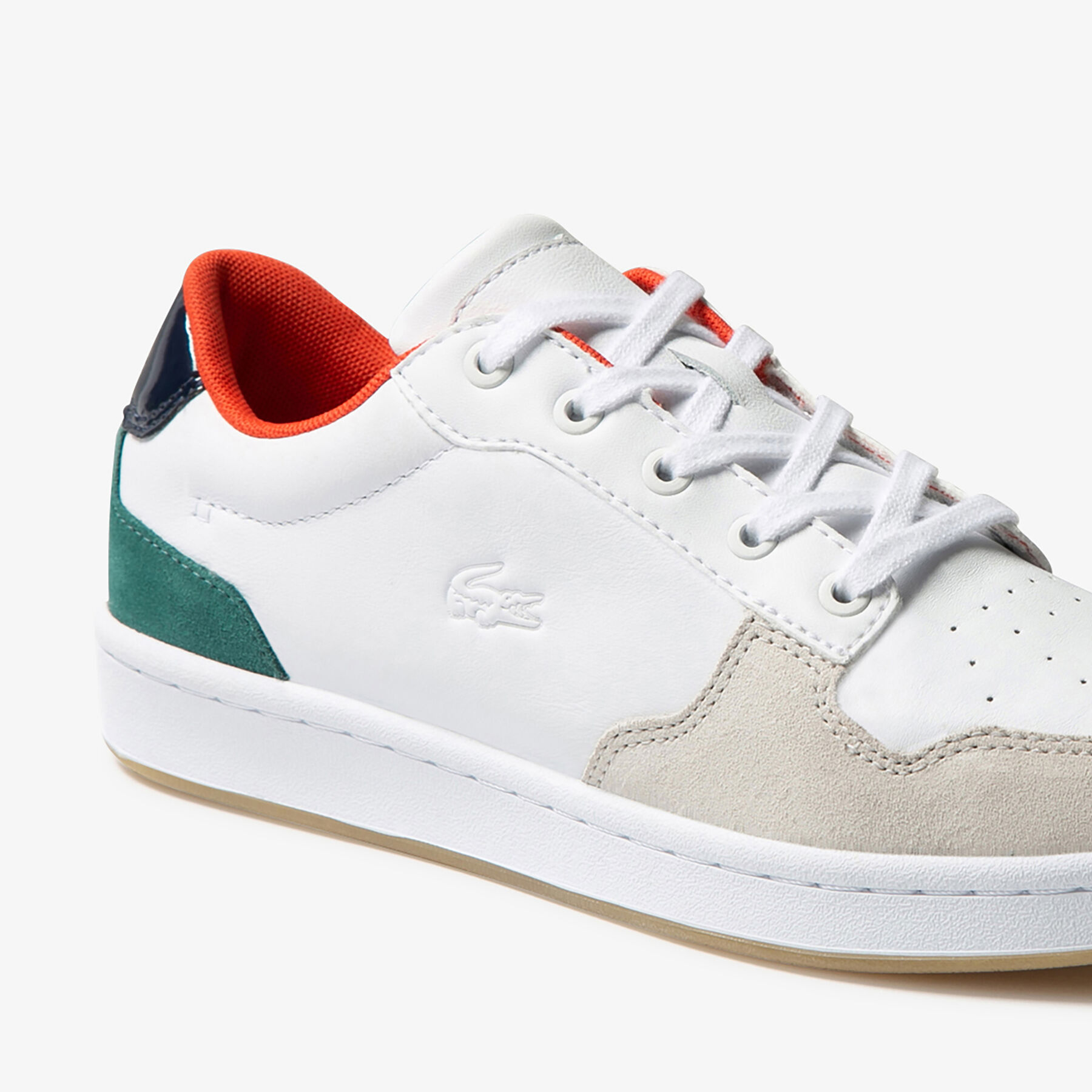 Men's Masters Cup Leather and Suede Trainers lacoste men s masters cup leather and suede trainers