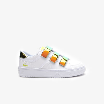 Infants' Lacoste L001 Synthetic Colour Block Trainers