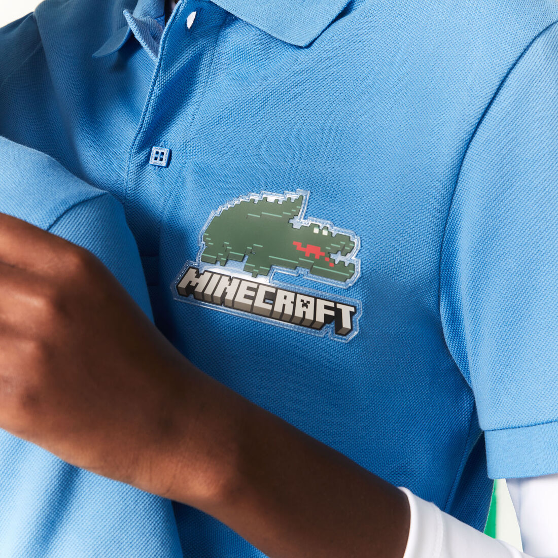 Unisex Lacoste x Minecraft Classic Fit Organic Cotton Polo Shirt Unisex Lacoste x Minecraft Classic Fit Organic Cotton Polo Shirt