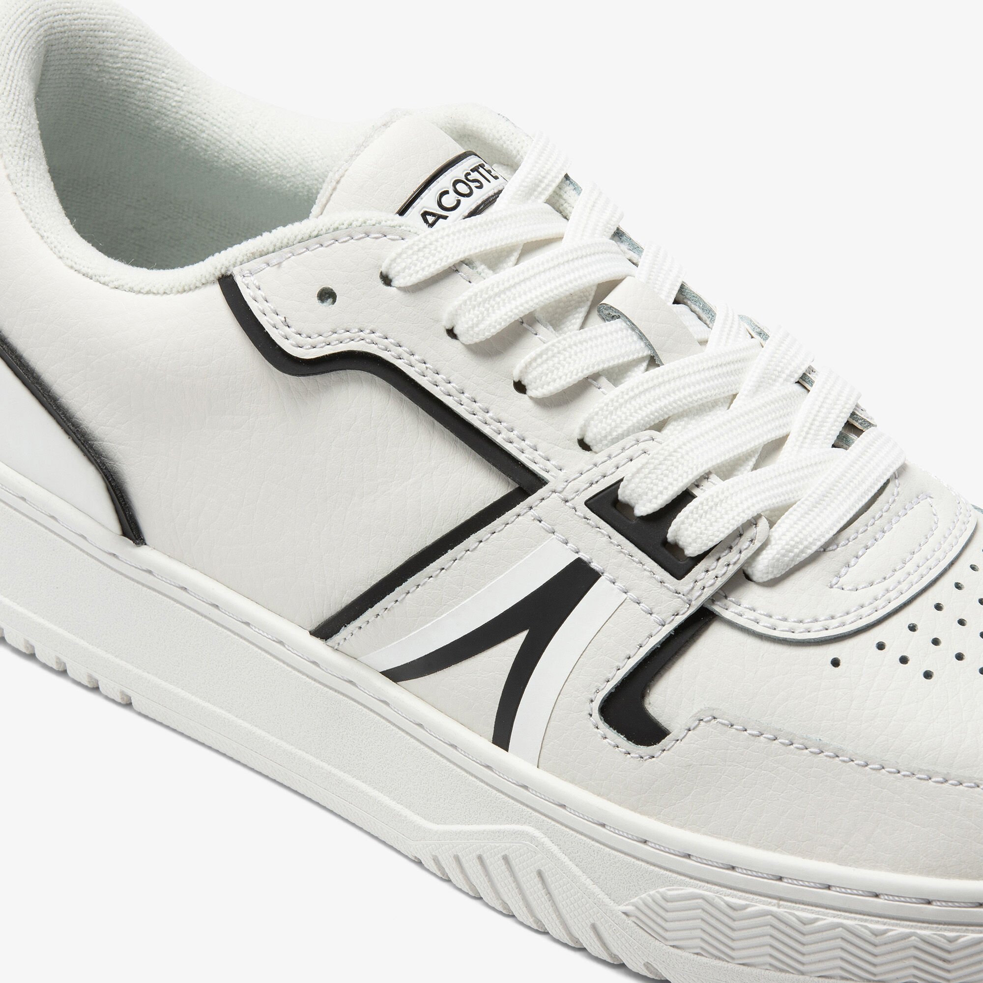 Leather mens lacoste trainers on sale