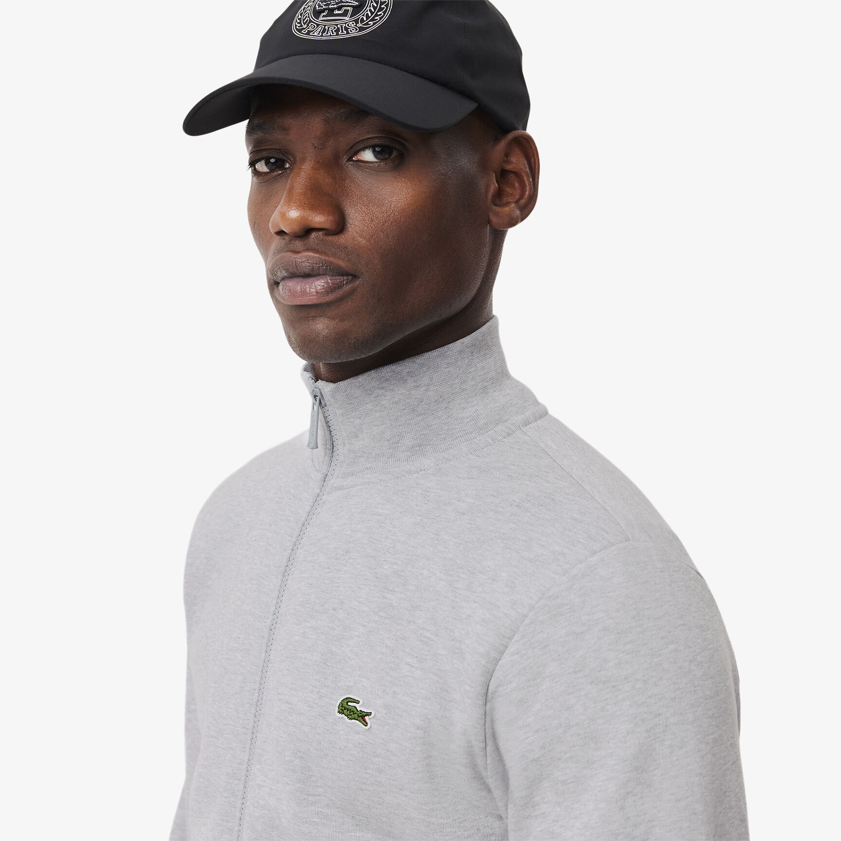 Zip-Up High Neck Fleece Sweatshirt Zip-Up High Neck Fleece Sweatshirt