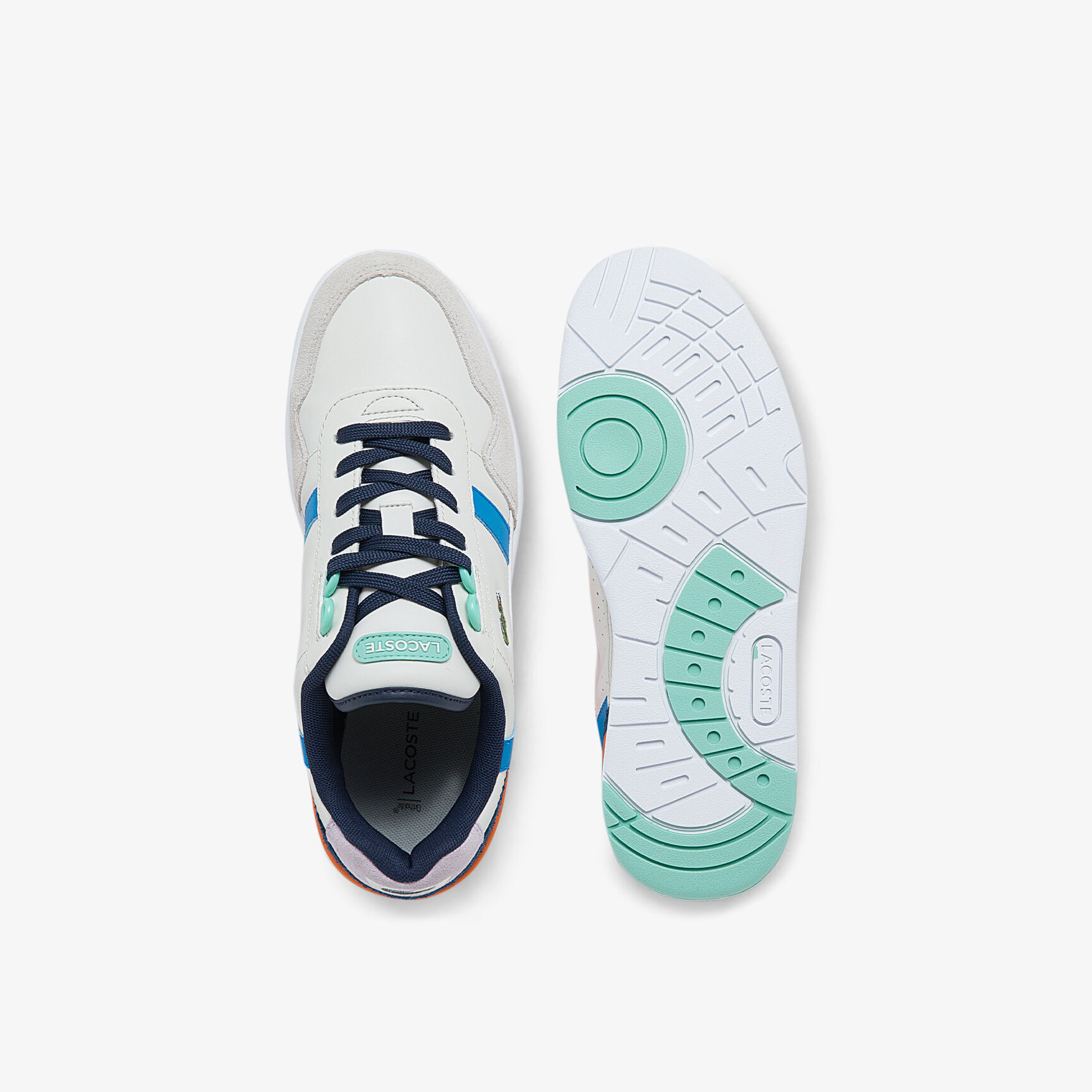 Women's T-Clip Leather and Suede Sneakers Women's T-Clip Leather and Suede Sneakers