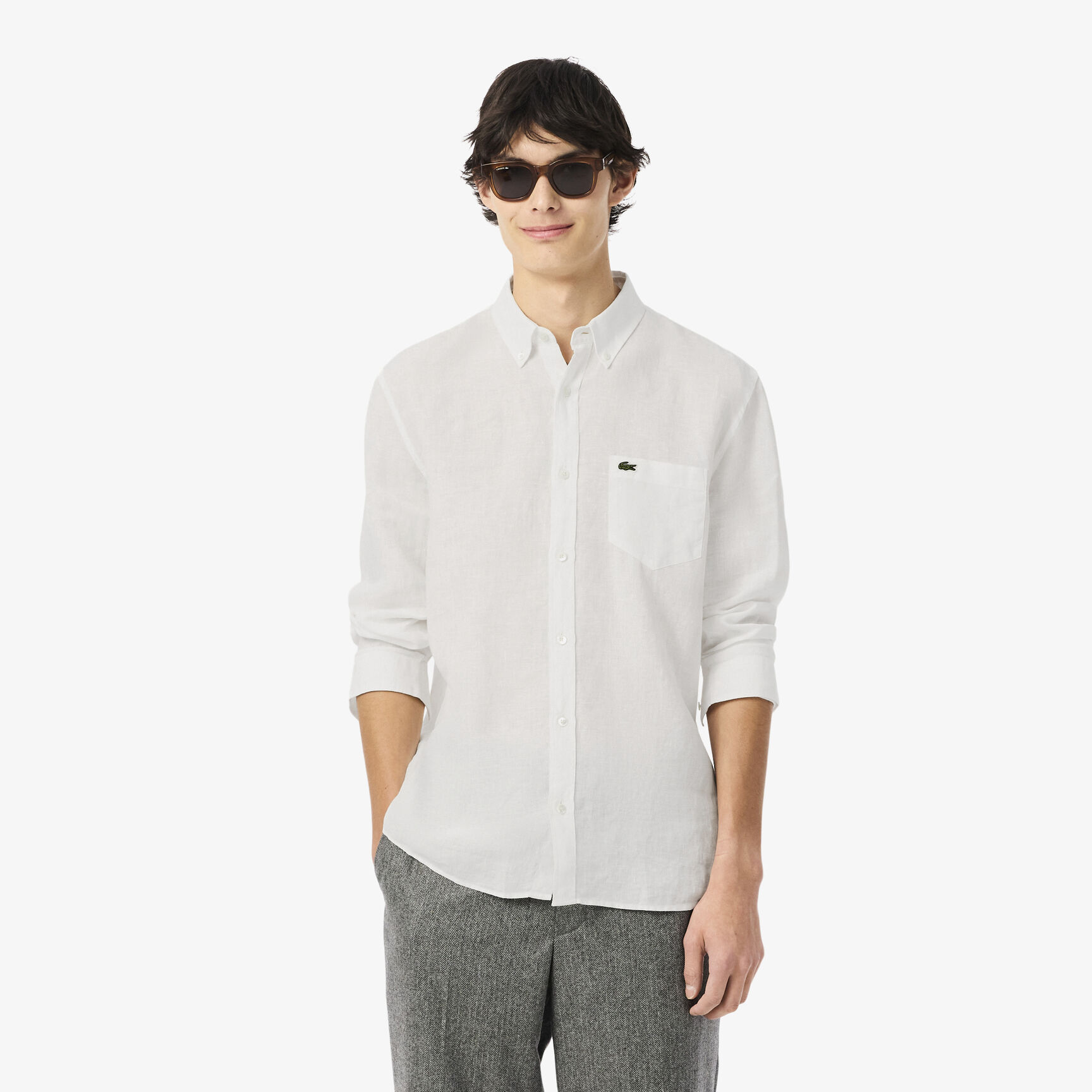 Regular Fit Linen Shirt