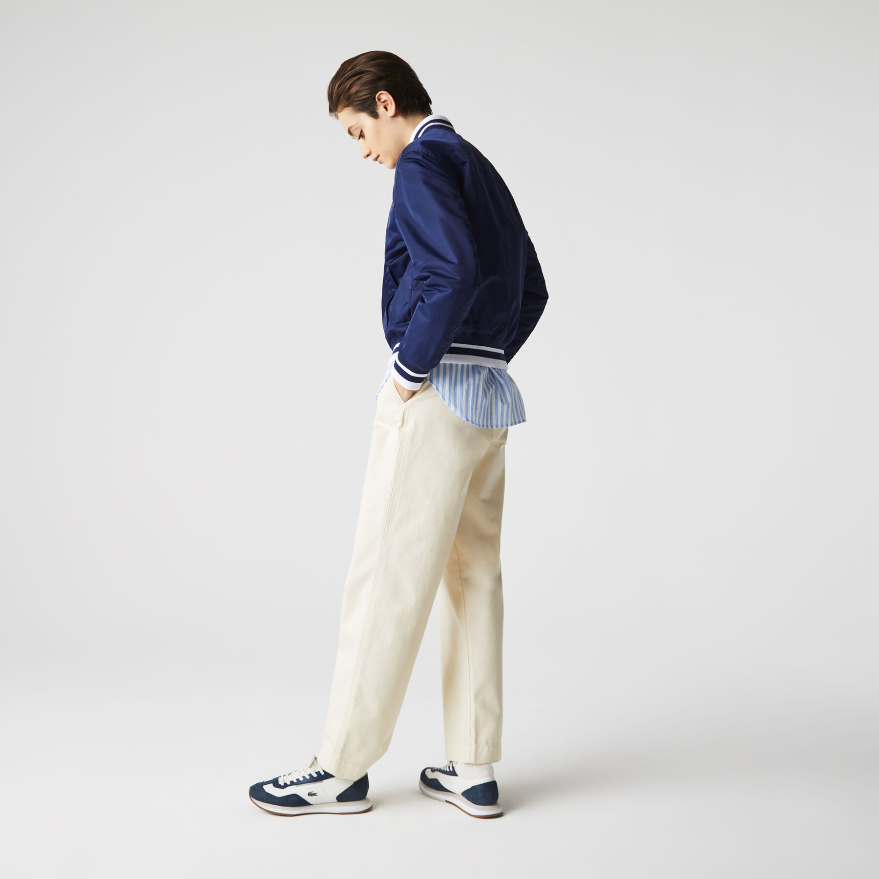 Women’s Water-Resistant Quilted Zip Bomber Jacket lacoste women s water resistant quilted zip bomber jacket