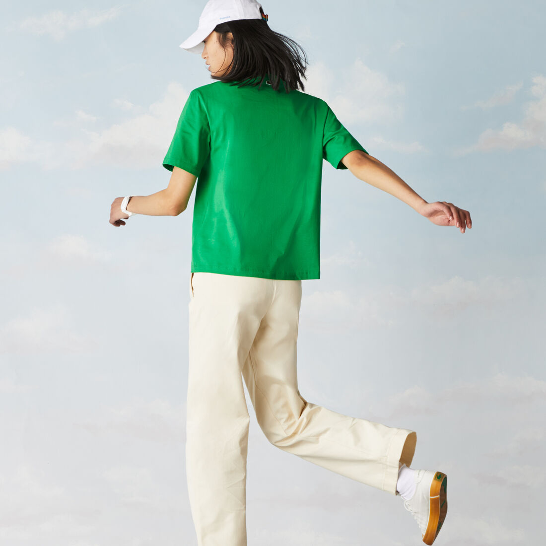 Women’s Crew Neck Polaroid Collaboration Print Cotton T-shirt Women’s Crew Neck Polaroid Collaboration Print Cotton T-shirt